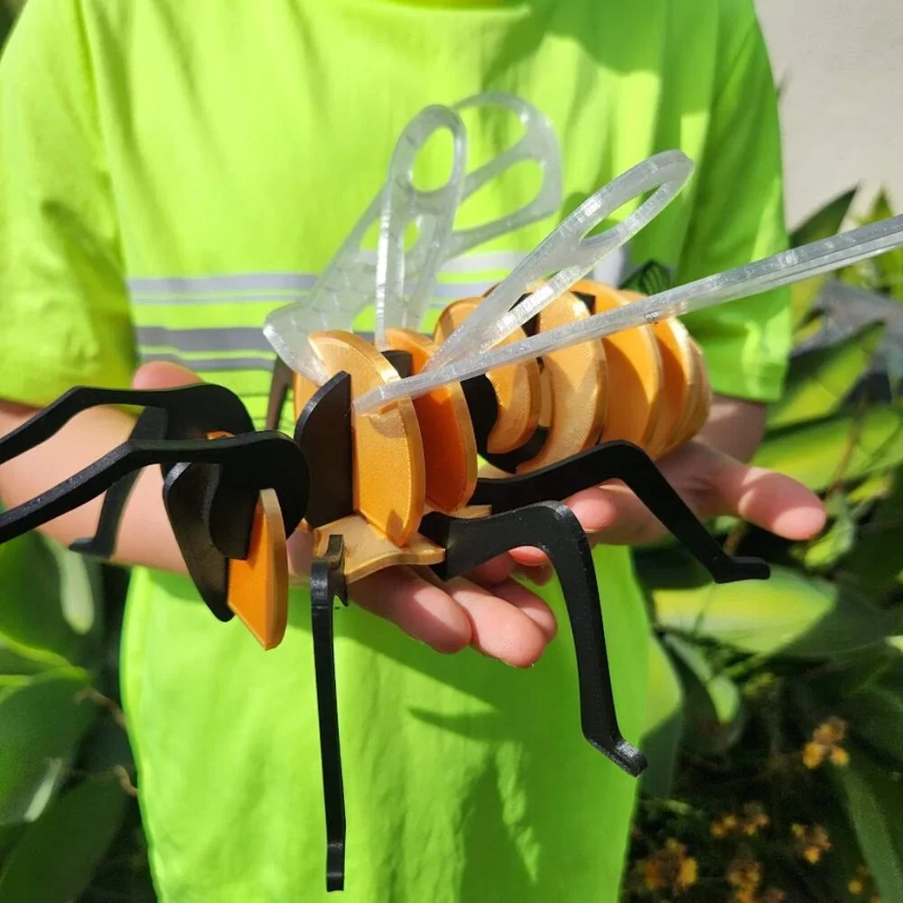 Bee Model Honeybee 3D Puzzle Honey Bees Classroom Science STEM Craft Insect Bugs